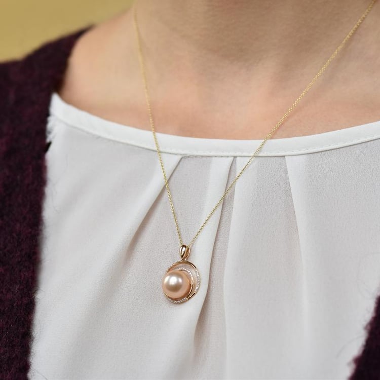 Náhrdelník s perlou 12881
