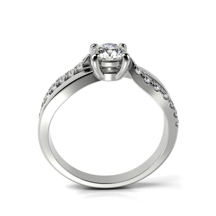 Platinový prsten 24037