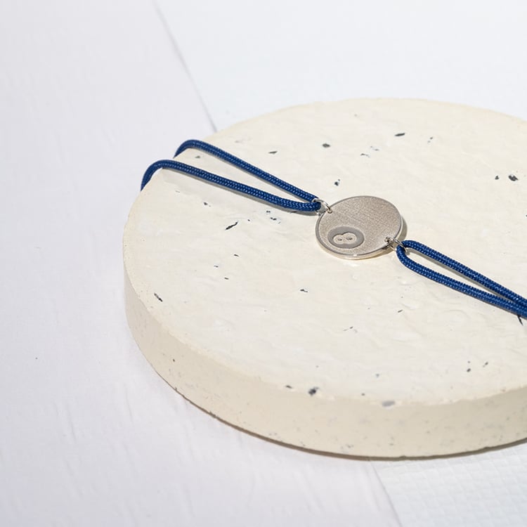 Provázkový náramek míč s gravírem dle vaší volby Billiard 124723