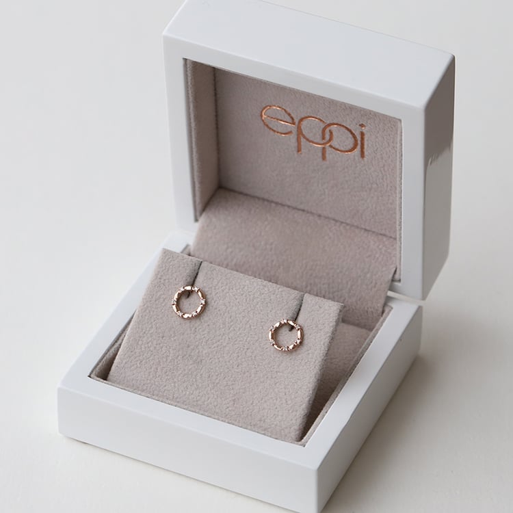 Karma zlaté náušnice 73915