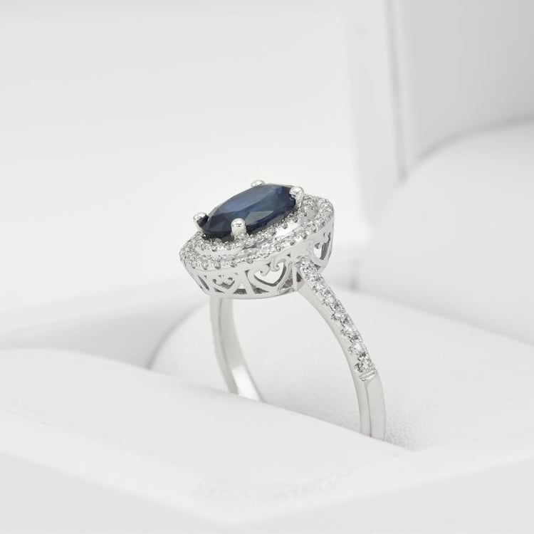 Safírový prsten 15478