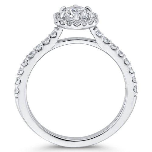 Zásnubní halo prsten s diamanty Primrose