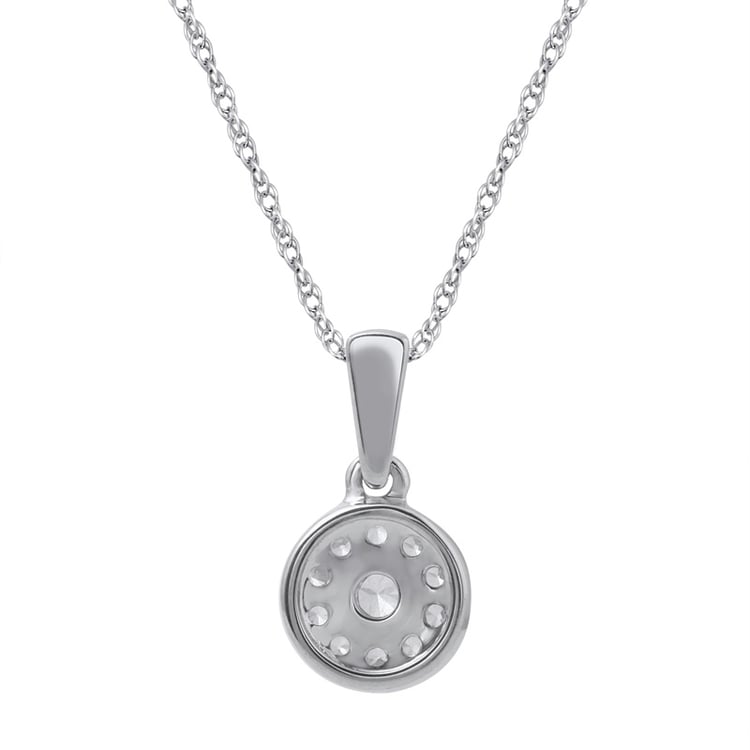 Diamantový náhrdelník ze zlata 19048