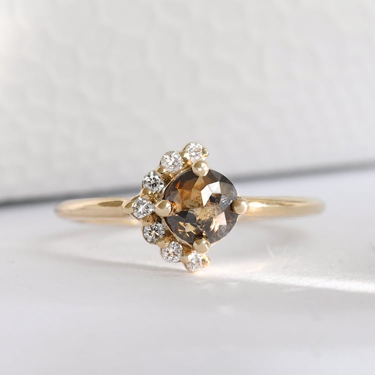 Prsten se salt and pepper diamantem Ammiel 117642