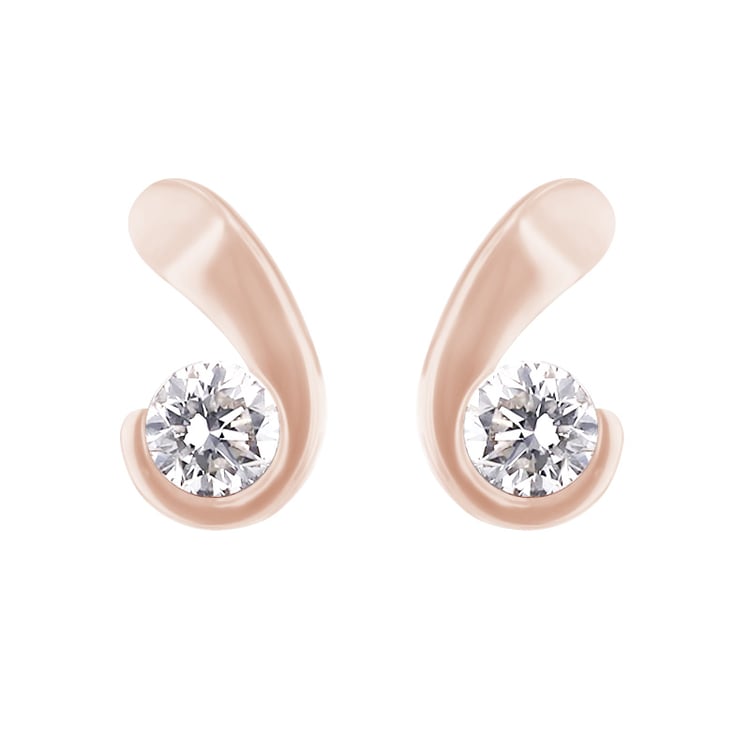 Náušnice ze zlata s diamanty 93983