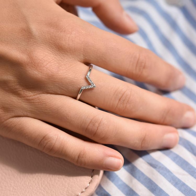 Zlatý svatební set prstenů s diamanty 22447