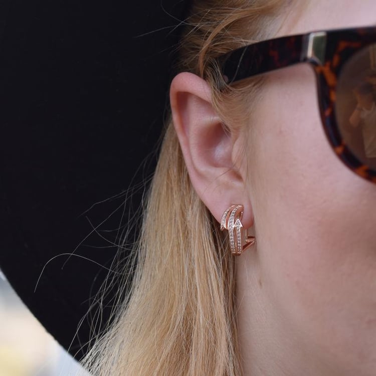 Topazové náušnice 14041