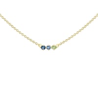 Stříbrný náhrdelník s drahokamy dle vašeho výběru Kiah