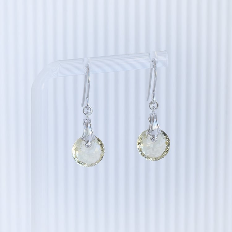 Náušnice s quartzem 96433