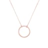 Zlatý fashion náhrdelník minimalistického tvaru Nilima