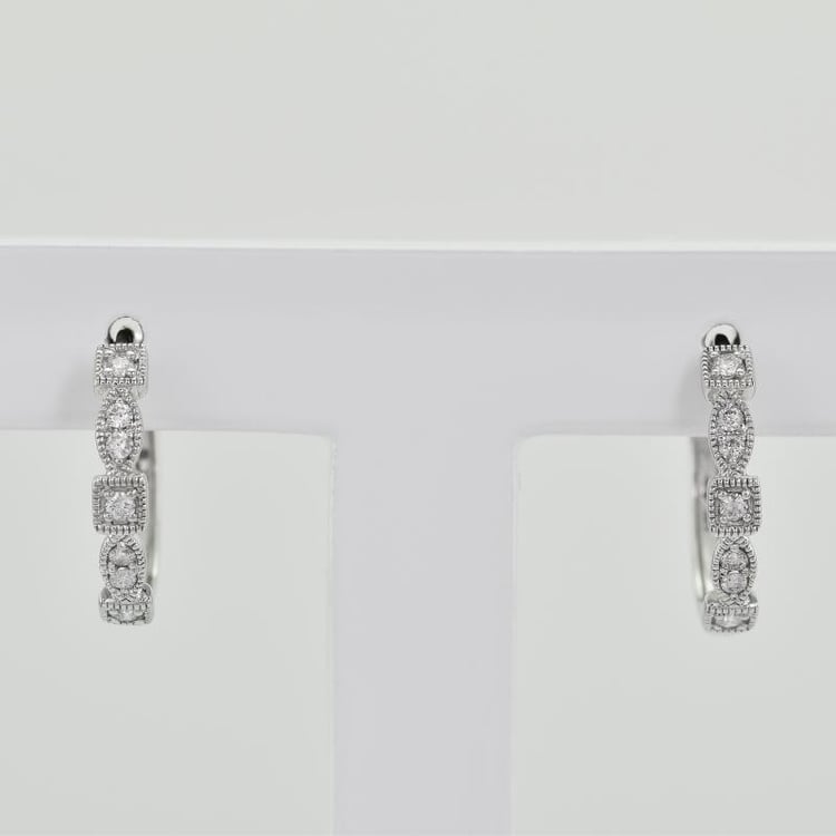 Náušnice s diamanty 25977