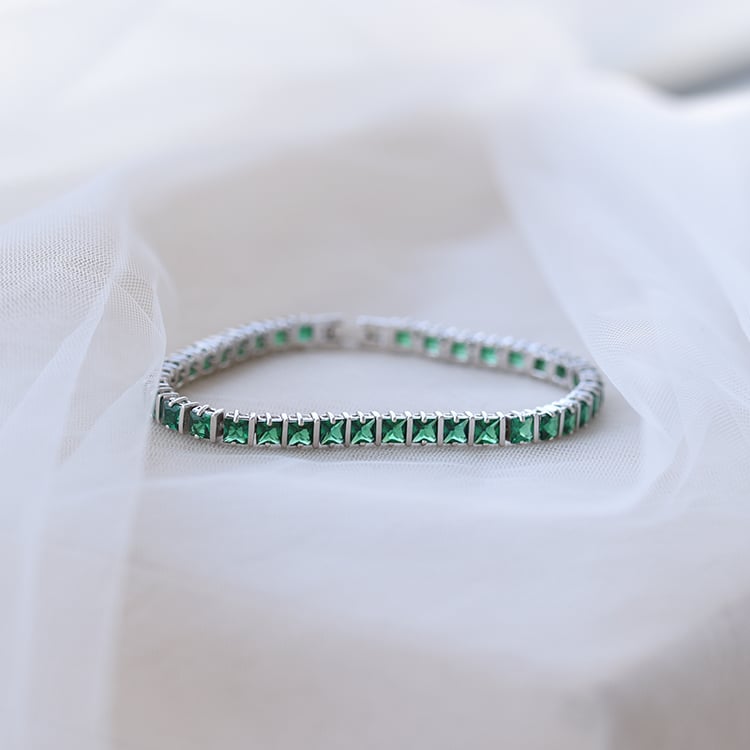 Princess smaragdy v náramku 59720