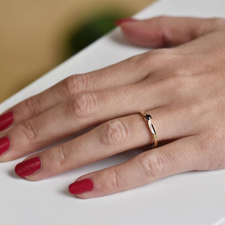 Prsten s diamantem 19572