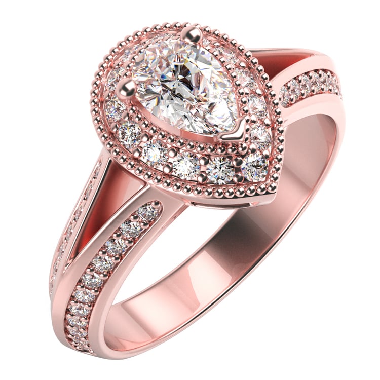 Zlatý zásnubní prsten 19847