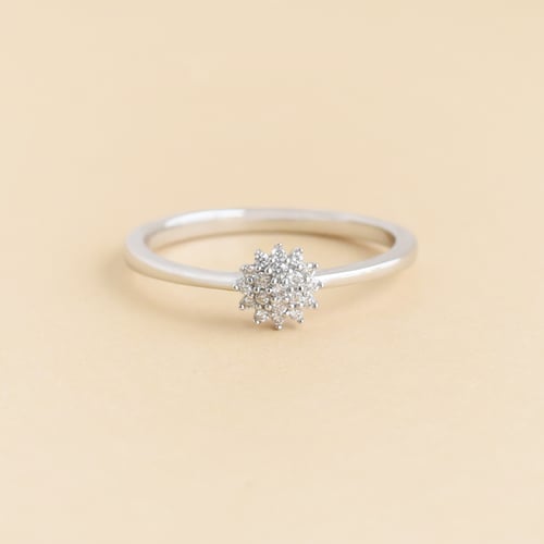 Elegantní prsten s diamanty Janae