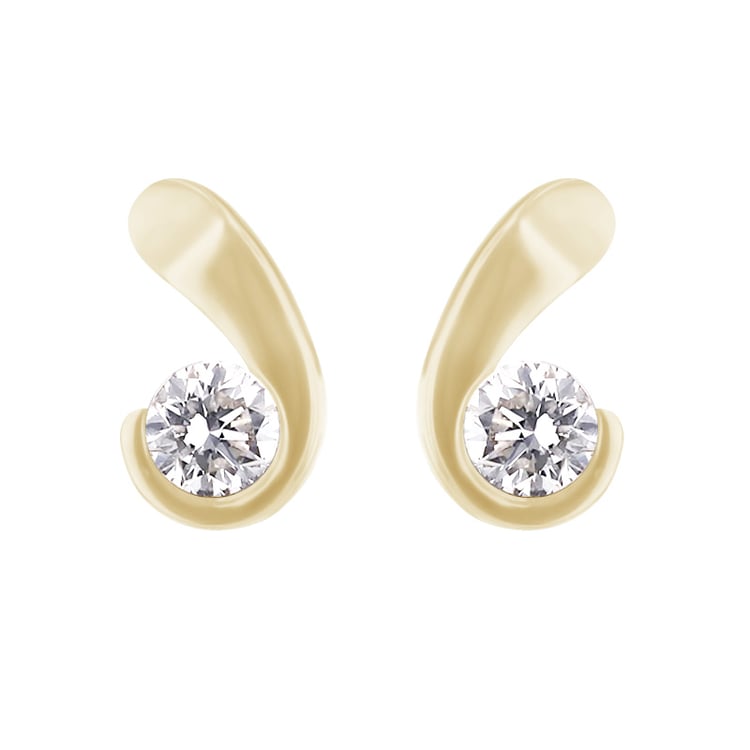 Náušnice ze zlata s diamanty Adarely 93981