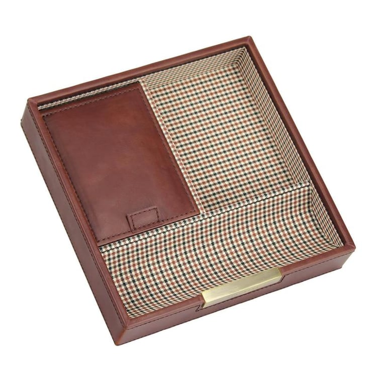 Pánské pouzdro na doplňky světle hnědé Berlin 40704