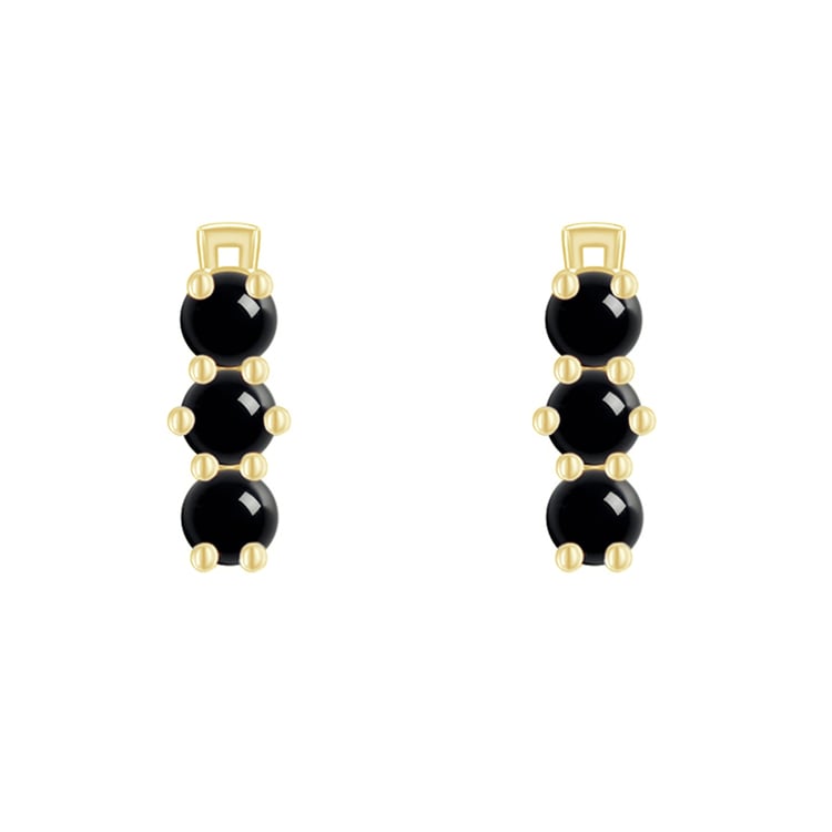 Pozlacené náušnice 90333