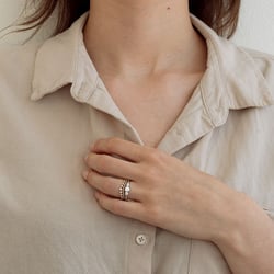 Set prstenů s možností výběru diamantu Hebe