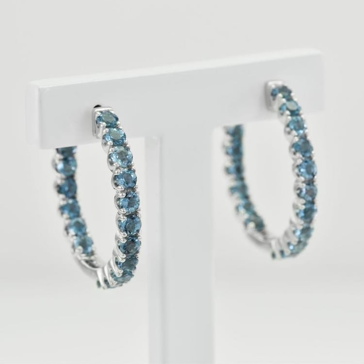 Topazové náušnice 35745