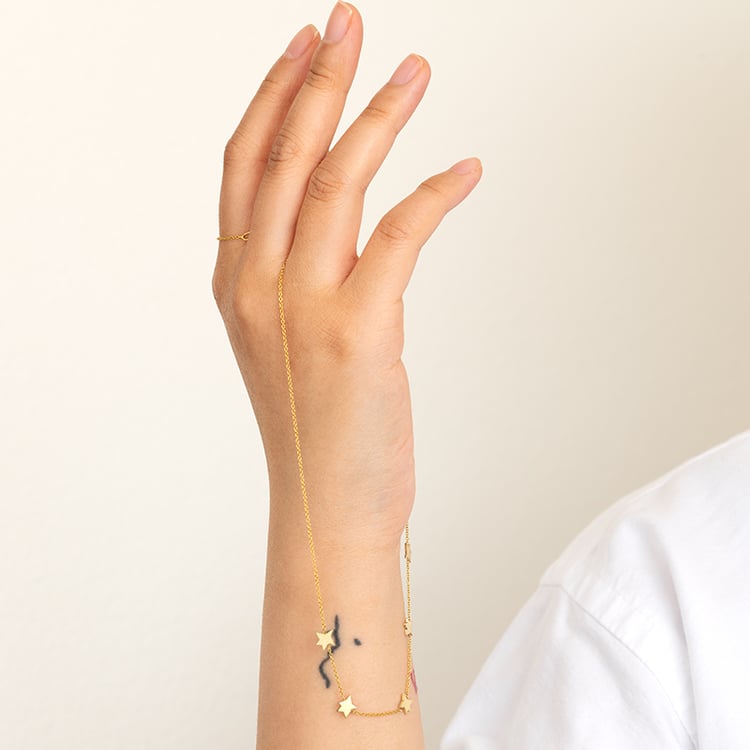 Stříbrný náhrdelník s hvězdami Malý princ 121545