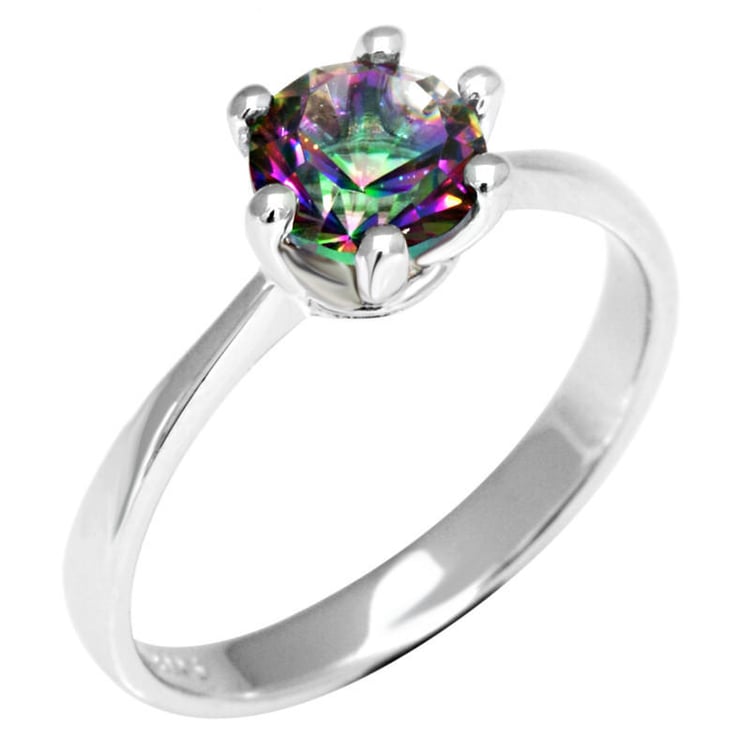 Stříbrný quartzový prsten 16655