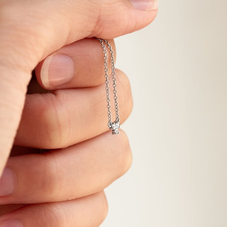 Náhrdelník se třemi lab-grown diamanty Sharma 144686