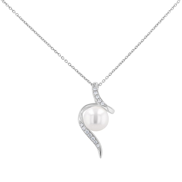 Přívěsek s perlou a diamanty Acanda 137394