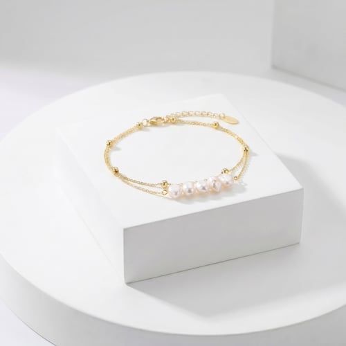 Stříbrný minimalistický náramek na nohu Lovie