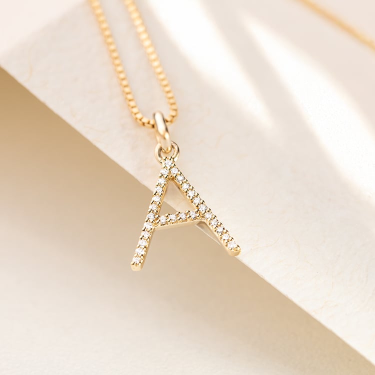 Personalizovaný přívěsek s lab-grown diamanty Munro 149124