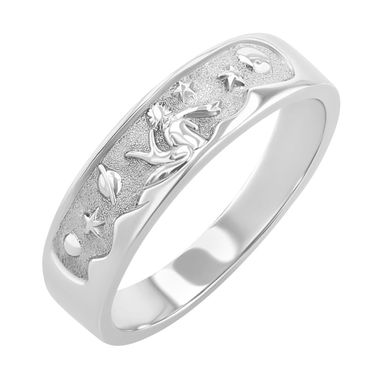 Ručně ryté snubní prsteny Malý princ 122803