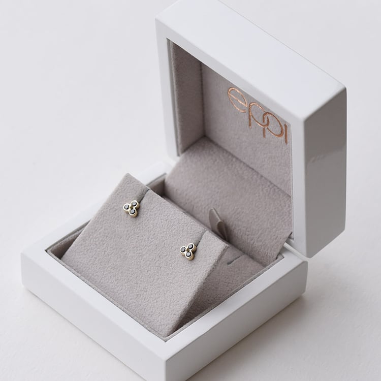 Trojlístky s diamanty 92455