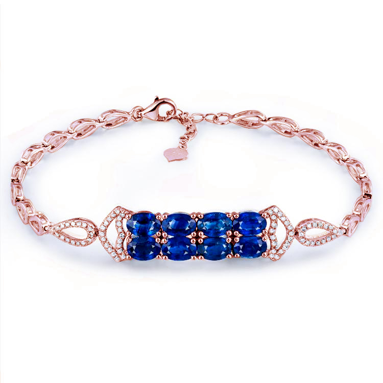 Náramek z růžového zlata 86478