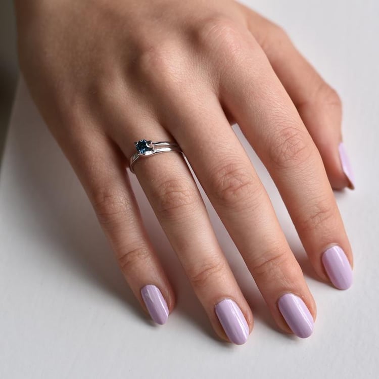 Prsten s diamantem 43655