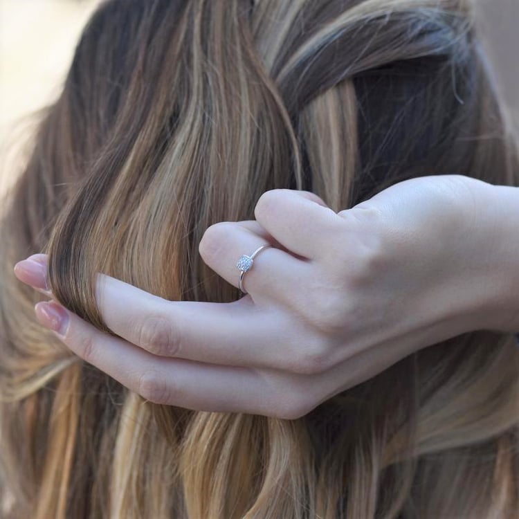 Prsten s diamanty 106821