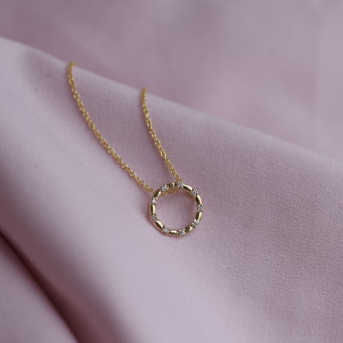 Stříbrná karma sada s diamanty Lesley