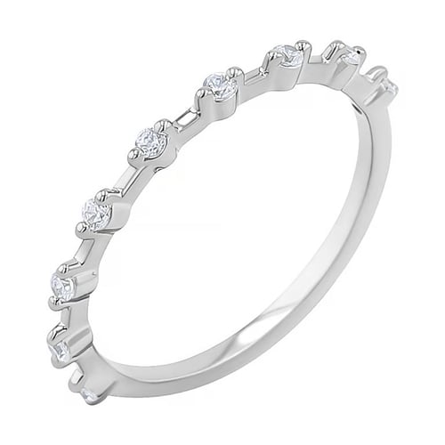 Rozvodový eternity prsten s lab-grown diamanty Sui