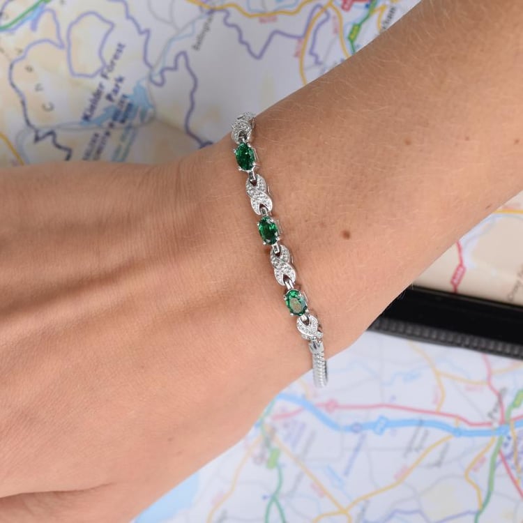 Náramek se smaragdy 11640