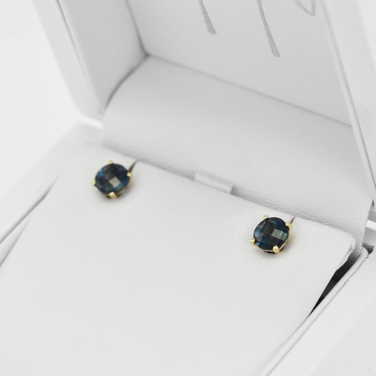 Náušnice s topazy 20087