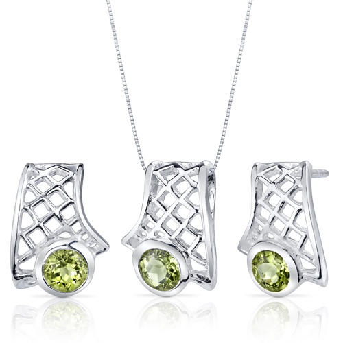 Olivínová stříbrná kolekce