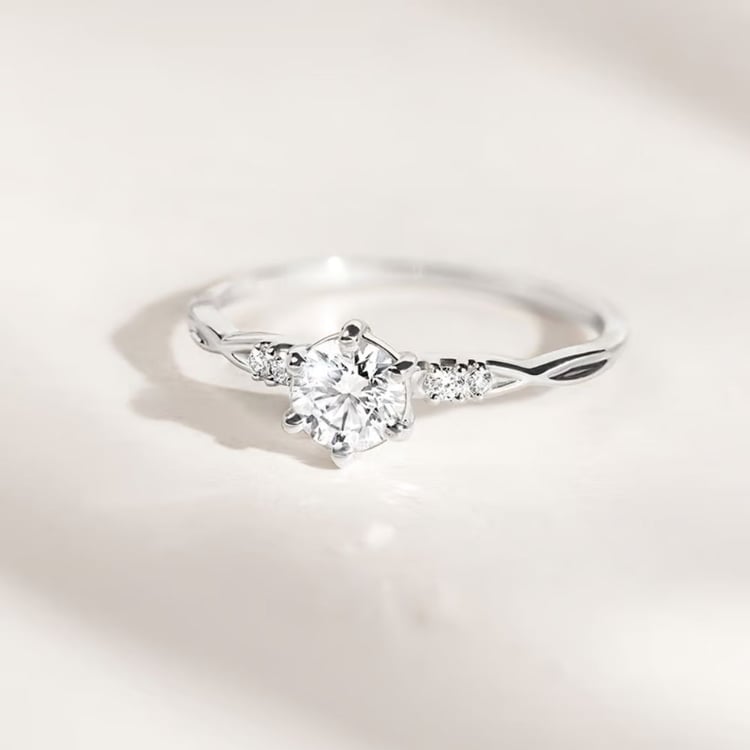 Zásnubní prsten ze zlata s 2.02ct IGI certifikovaným lab-grown diamantem Mileva 166524