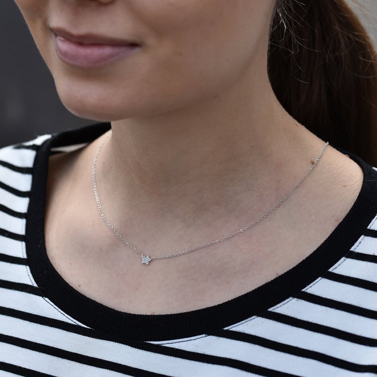Náhrdelník s diamantovou hvězdou Ceara 42140
