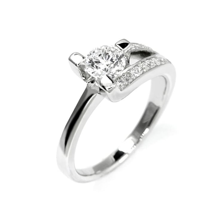 Zlatý diamantový prsten Grady