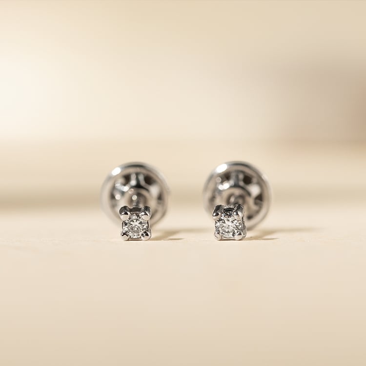 Náušnice s 2mm moissanity Tiny 138127