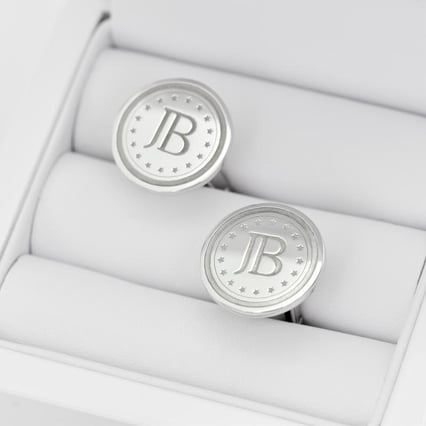 Manžetové knoflíčky ze stříbra s multigravírem Juan