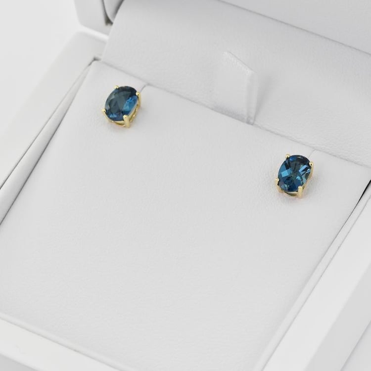 Topazové náušnice 30758