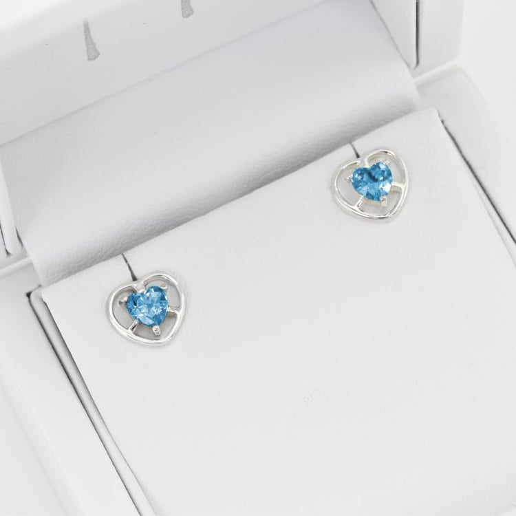 Náušnice srdíčka 15548