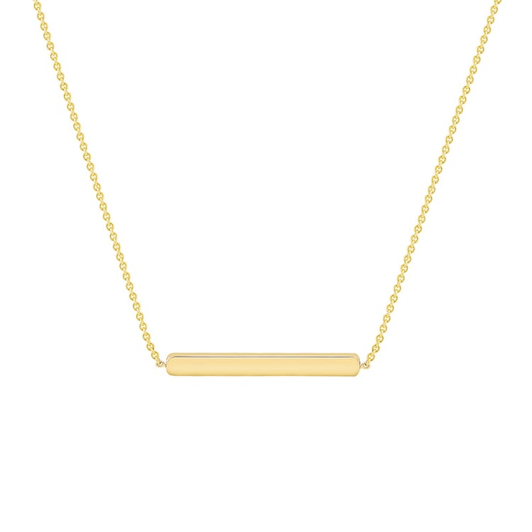 Jemný stříbrný náhrdelník Bar 103766