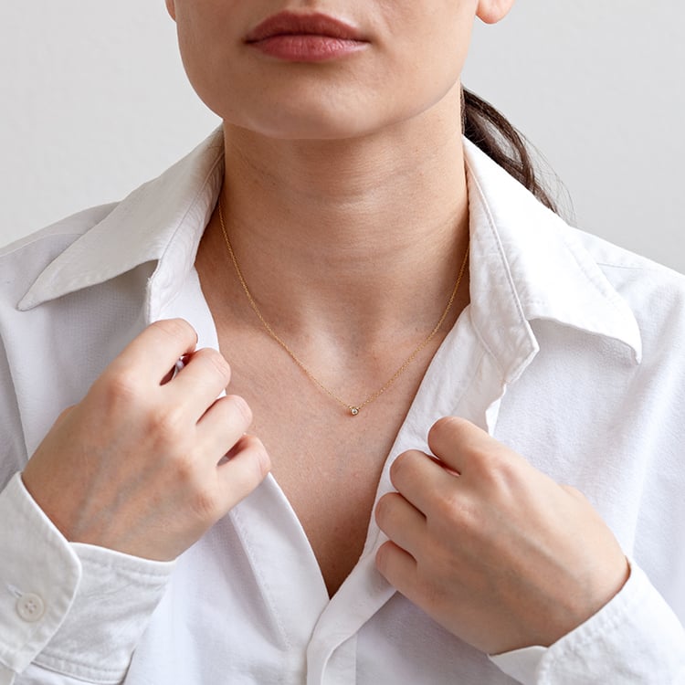 Minimalistická kolekce šperků s diamanty Livy 147212