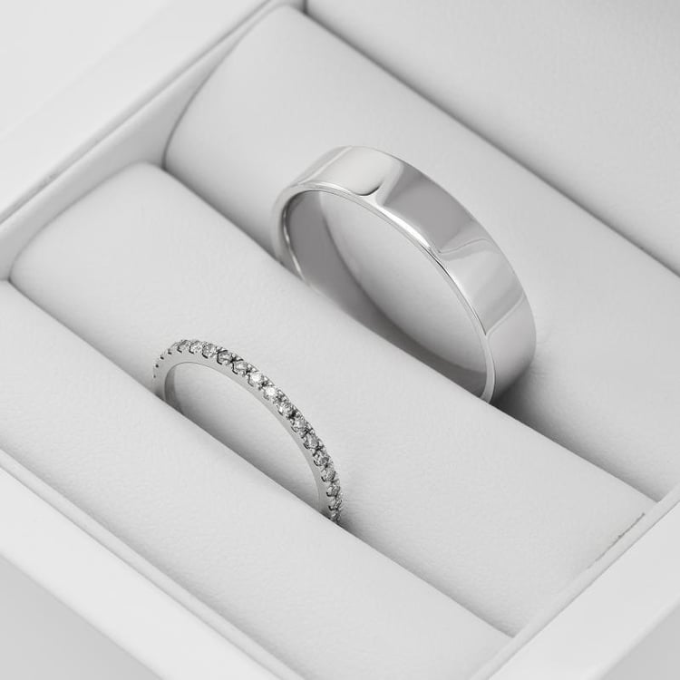 Platinové prsteny 77024